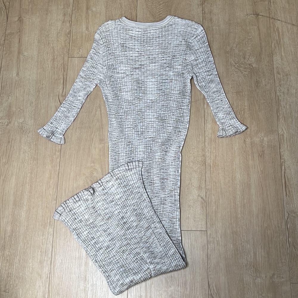 VERONICA BEARD Richie Rib Three Quarter Sleeve Dress, SIZE LARGE NEW.  0554 - Picture 5 of 7